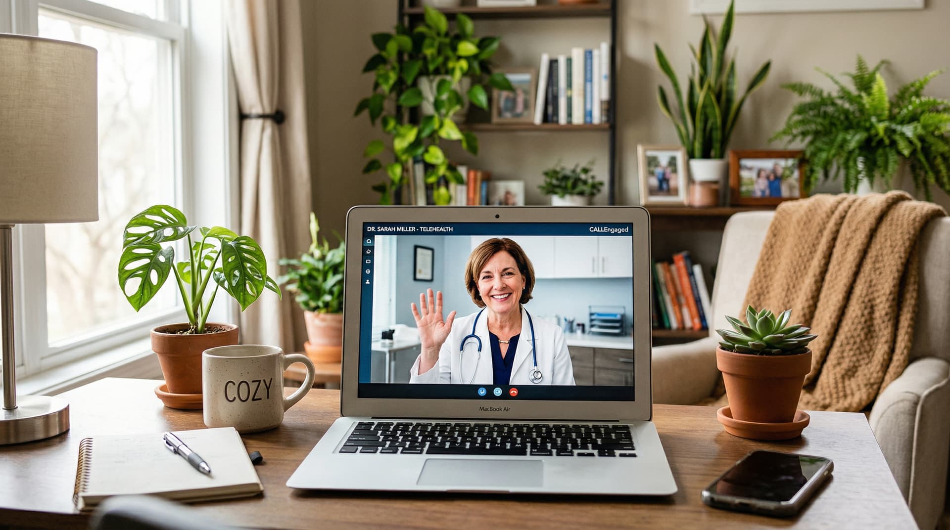 Patient meeting a clinician over video to start a GLP-1 prescription