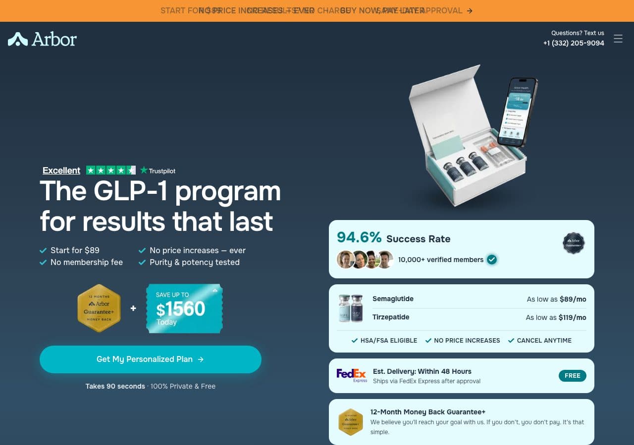 Arbor's website
