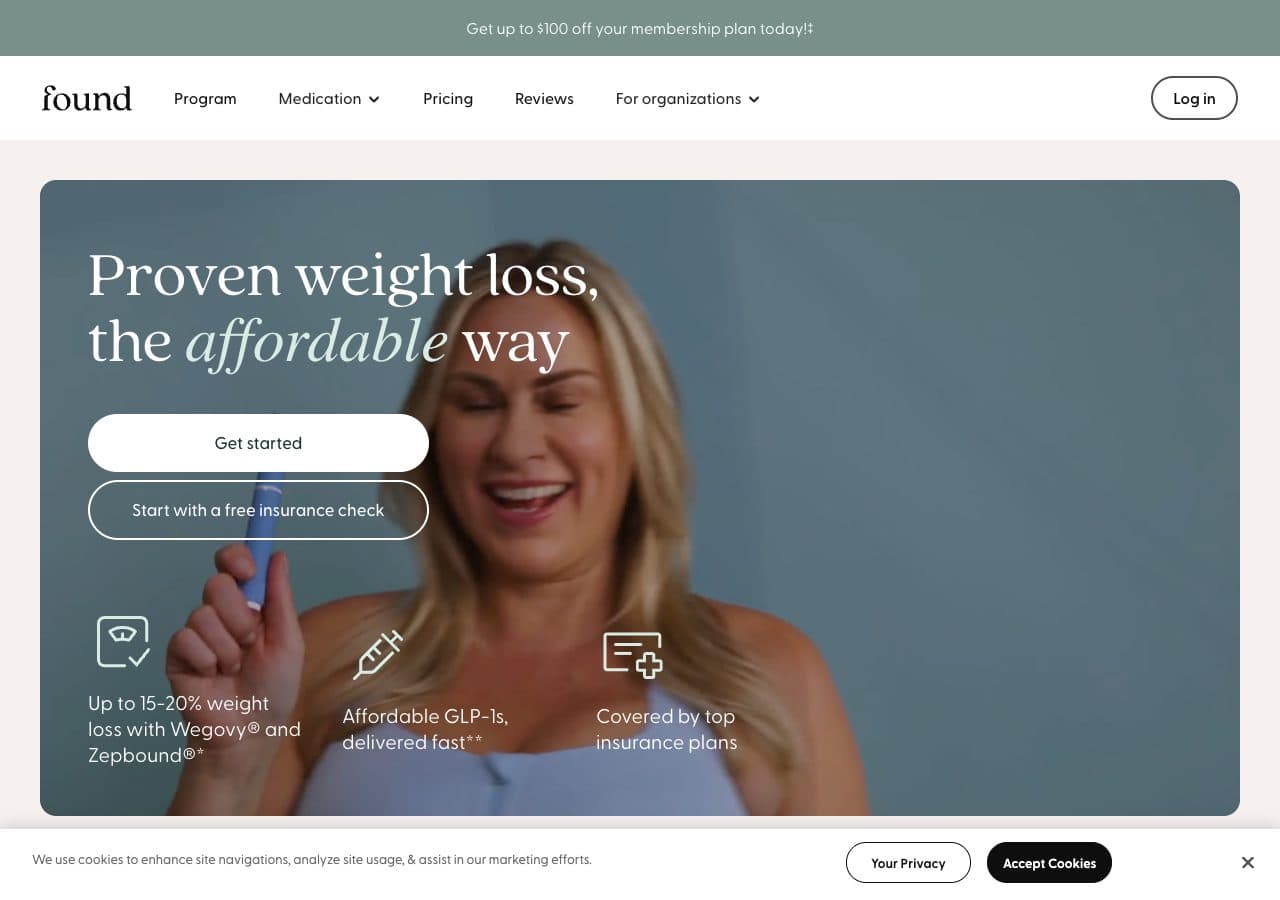 Found's website