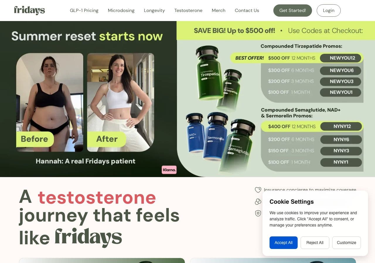 Fridays website