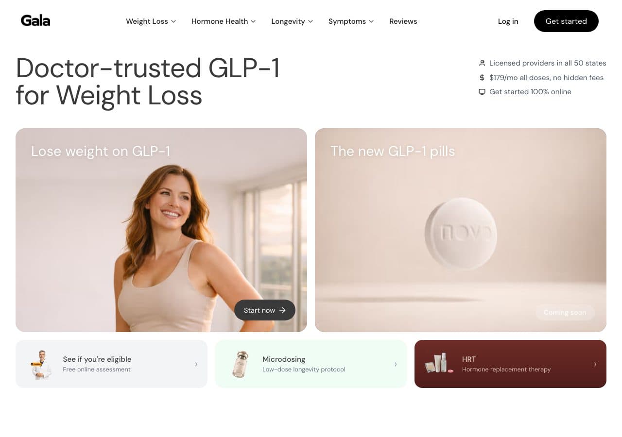 Gala Health website