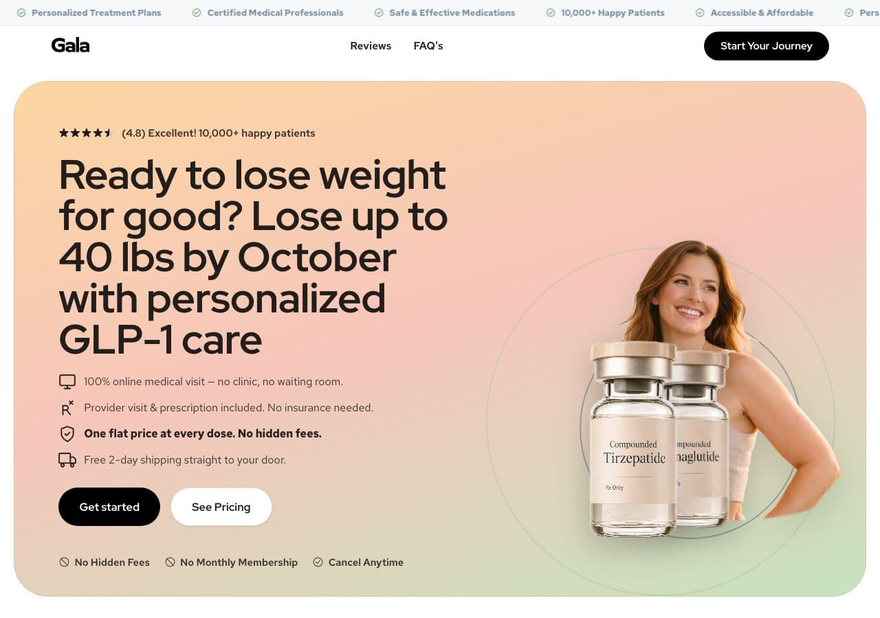 Gala Health website