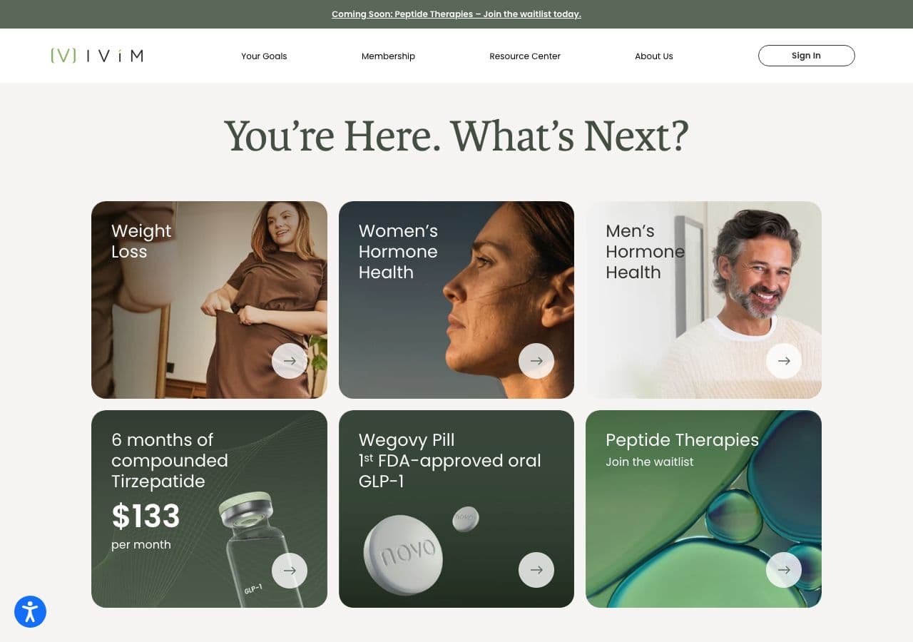 Ivim Health website