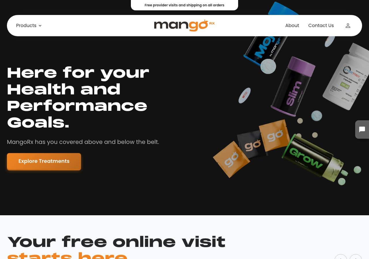 MangoRx website
