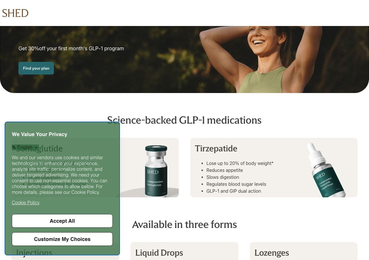 ShedRx website