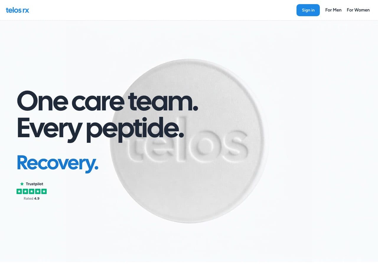 Telos Rx's website