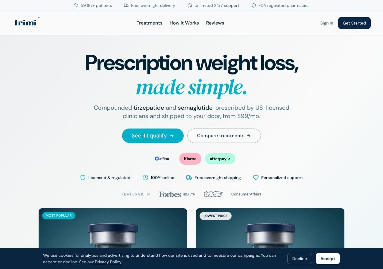 Trimi website
