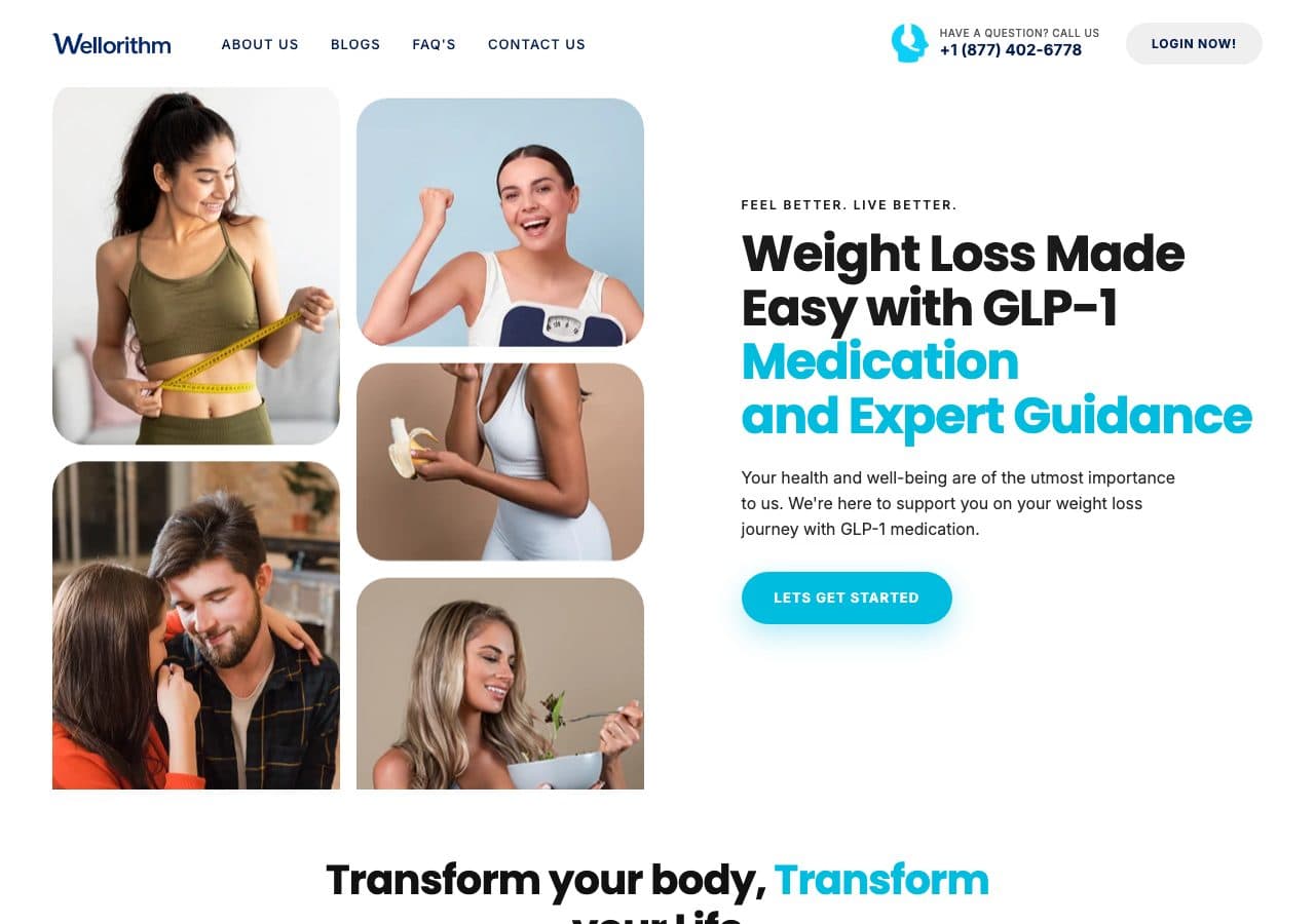 Wellorithm website