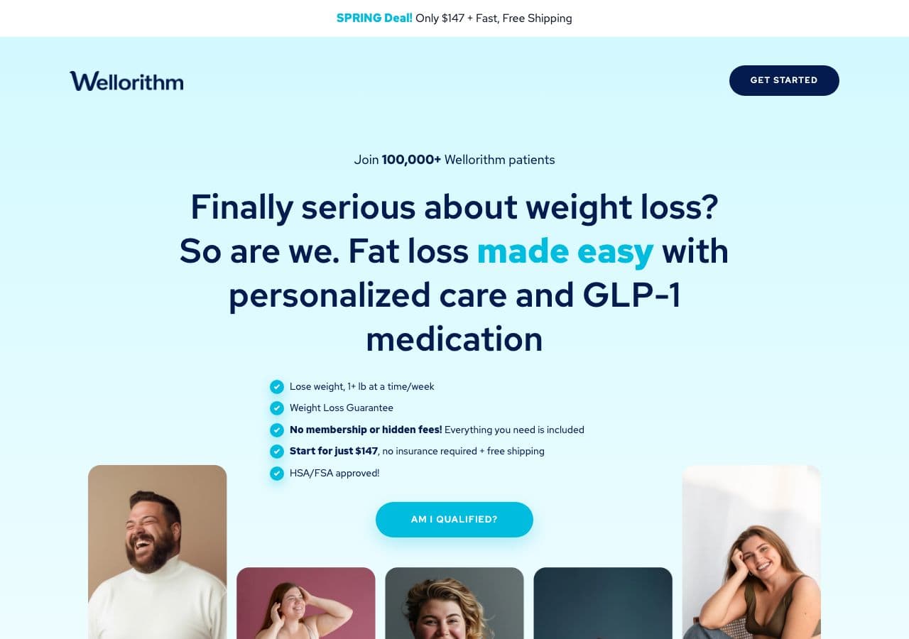 Wellorithm website