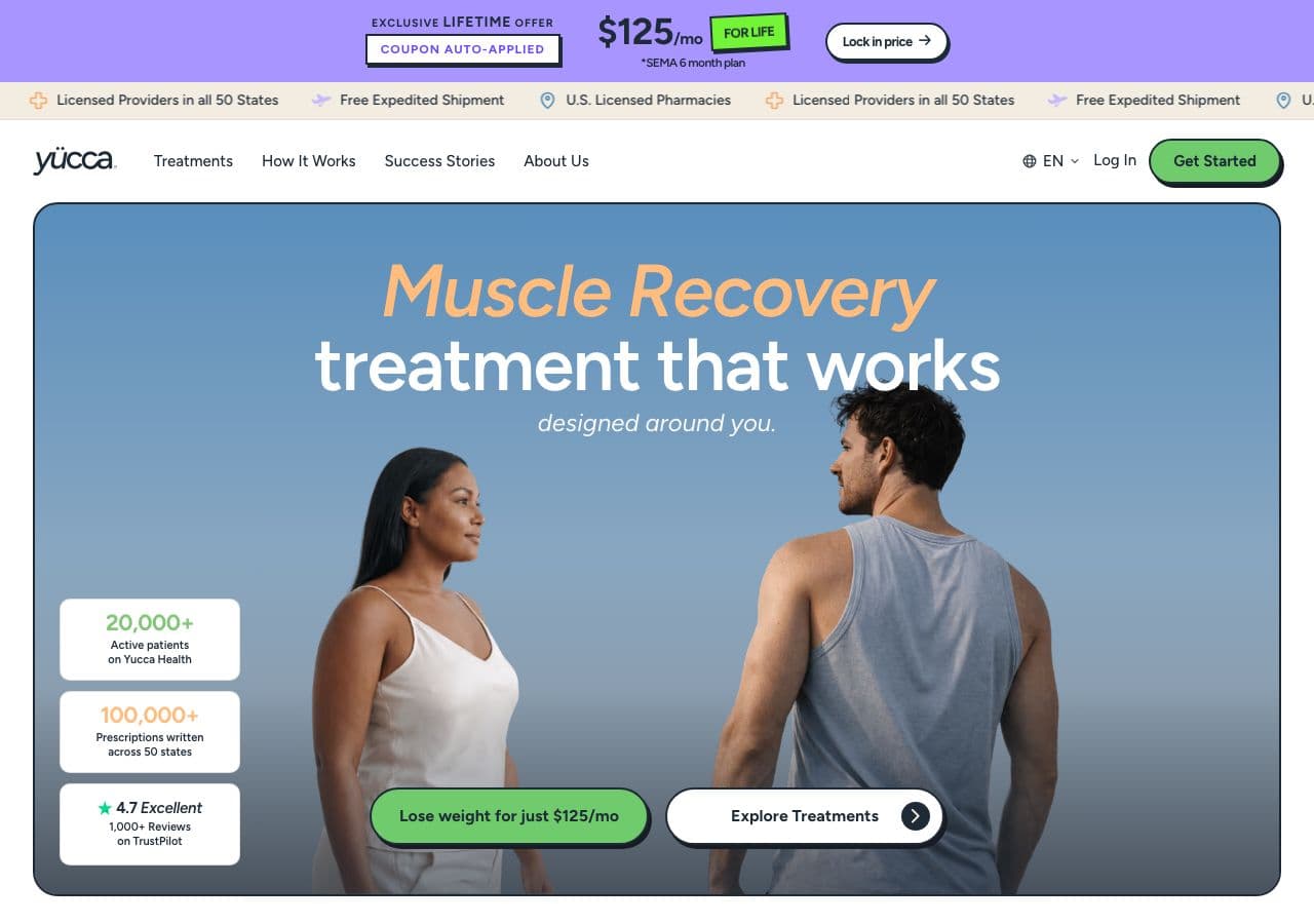 Yucca Health website